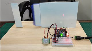 How to Make Automatic Door Opening Using Arduino and PIR Sensor  Automatic Door Opening System [upl. by Aldarcy]