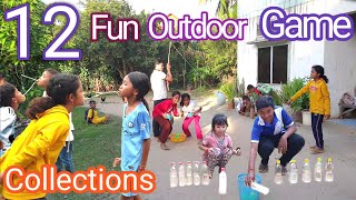 12 Collections Of Fun Outdoor Games [upl. by Zebadiah152]