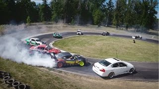 GoPro Twelve Car Tandem Drift [upl. by Barbabas749]