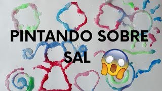 PINTAR sobre SAl  ARTE para NIÑOS [upl. by Boor]