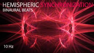 Hemispheric Synchronization  Binaural Beats  10Hz [upl. by Salzhauer86]