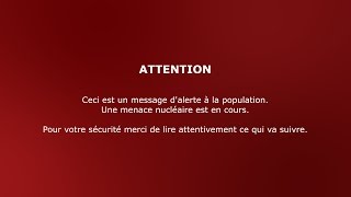 Fausse alerte de menace nucléaire avec pubs M6 [upl. by Gut629]