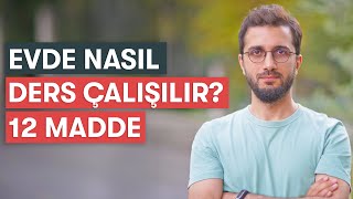 Evde Nasıl Ders Çalışılır  12 Maddelik Rehber [upl. by Alel]