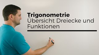 Trigonometrie Übersicht Dreiecke und Funktionen  Mathe by Daniel Jung [upl. by Gusba]