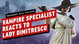 Resident Evil Village Romanian Vampire Specialist Reacts to Lady Dimitrescu [upl. by Yerfdog]