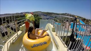 Aquapolis Waterpark Salou Spain GoPro [upl. by Klehm]