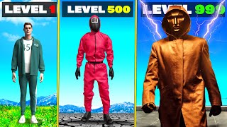 Level 1 SQUID GAME to Level 1000000000 in GTA 5 [upl. by Annoek]