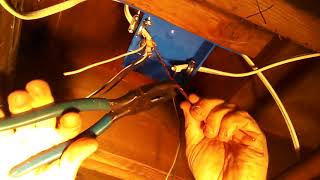 How to wire a junction box 3 142 cables [upl. by Gant538]