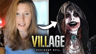 Daniela Dimitrescu Actress reenacts Voice Lines from RESIDENT EVIL 8 VILLAGE [upl. by Giliane]