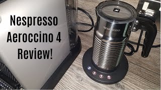 Nespresso Aeroccino 4 Milk Frother Review  Worth upgrading from the Aeroccino 3 [upl. by Karab397]