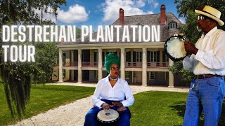 Destrehan Plantation Tour  Life of a House Slave and Field Slave [upl. by Puto970]