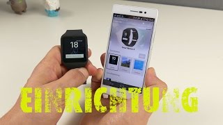 Sony Smartwatch 3 Einrichtung amp Installation deutsch [upl. by Eniger]