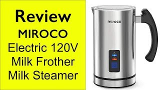 Review Miroco Milk Frother  How to make froth milk at home [upl. by Melak183]