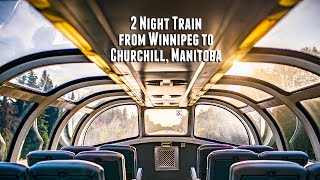 Sleeper Plus Cabin on the VIA Rail Train from Winnipeg to Churchill Manitoba [upl. by Ahar]