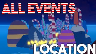 ALL CHRISTMAS EVENT ISLAND LOCATIONS IN BLOX FRUITS [upl. by Klein]