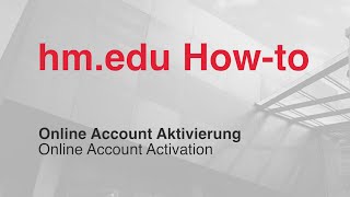 Online Account Aktivierung  Online Account Activation [upl. by Sylas407]