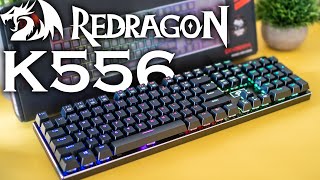 Unboxing and Review  Redragon K556 Full Size Mechanical Keyboard [upl. by Stanton]