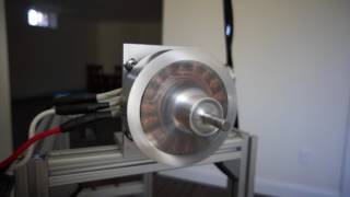 Halbach Array Motor 12KW [upl. by Htez]