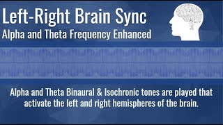 Hemi Sync  Alpha and Theta Brainwave Enhanced  Binaural amp Isochronic  Frequency Tuning [upl. by Ayitahs]