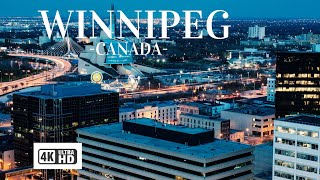 Winnipeg  Canada 4k ULTRA HD [upl. by Ausoj]