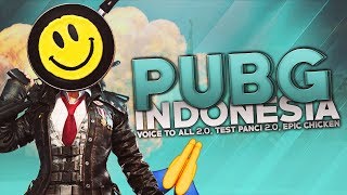 PUBG Indonesia  Voice to All 20 Test Panci 20 Epic Chicken Dinner [upl. by Aizirk]