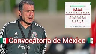 🚨ENTÉRATE Lista la convocatoria de la selección mexicana de futbol para la FECHA FIFA 2021 [upl. by Yssirhc]