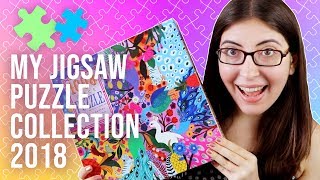 My UPDATED Jigsaw Puzzle Collection 2018 [upl. by Tomi214]