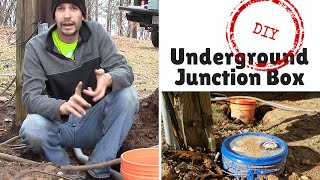 DIY Underground Junction Box [upl. by Akerley]