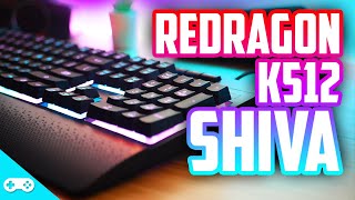 Redragon K512 Shiva  RGB Gaming Keyboard Review [upl. by Jocelyn51]