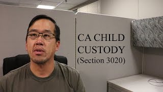 Child Custody CA Family Code section 3020  The Law Offices of Andy I Chen [upl. by Gerardo]