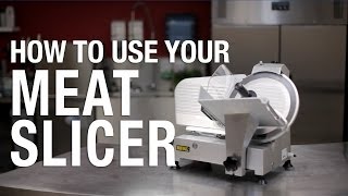 Buffalo How to use your Meat Slicer [upl. by Anear]