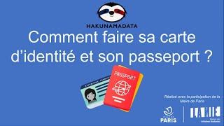 TUTO COMMENT FAIRE SA CARTE DIDENTITÉ ET SON PASSEPORT [upl. by Ttocs284]