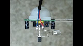 The SIMPLEST Motion Sensor Circuit using BC547  PIR Sensor Without Arduino [upl. by Hosbein]