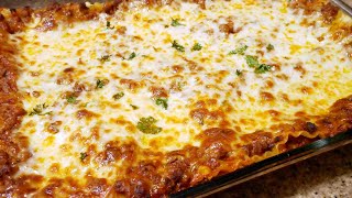 Homemade Lasagna Recipe  Easy amp Delicious  The simple way [upl. by Arrakat]