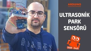 Arduino ile Ultrasonik Sensör HCSR04  Aktif Buzzer Kullanımı [upl. by Anivas877]