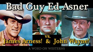 James Arness amp John Wayne vs Ed Asner Who do you think will winGUNSMOKE storiesA WORD ON WESTERNS [upl. by Maritsa]