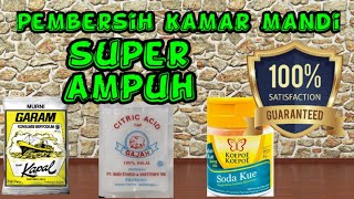 Cara Ampuh Bersihkan NodaKerak keramik kamar Mandi modal citrunsoda kue dan garam [upl. by Eseeryt]