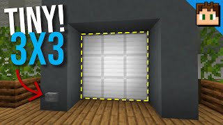 The BEST 3x3 PISTON DOOR Minecraft Bedrock 120 Tutorial [upl. by Eireva]