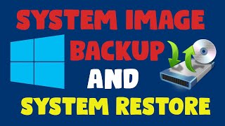 How To Create a System Image Backup And Do A System Restore In Windows 10 [upl. by Kenleigh]