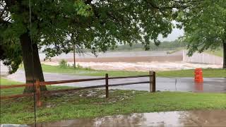 Tulsa flooding Flooding in Claremore [upl. by Garihc]