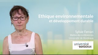 Ethique environnementale et développement durable [upl. by Yrram880]