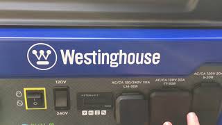 Westinghouse Generator 120240 Voltage Switch [upl. by Loyce947]