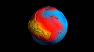 ESA GOCE Earth Gravity Map [upl. by Olathe]