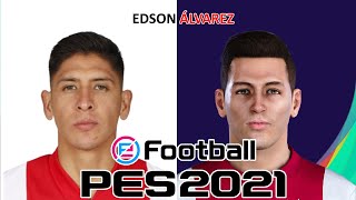 EDSON ÁLVAREZ  PES 201920202021  FACE BUILD amp STATS [upl. by Asiaj768]