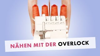 Erste Schritte an der Overlock [upl. by Aikit]