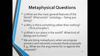 Introduction to Metaphysics [upl. by Nivk]