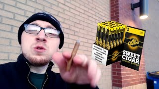 Al Capone Sweet Cognac Dipped  Cigarillo Review [upl. by Nailil186]