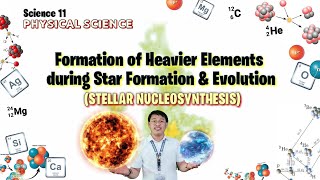 FORMATION OF HEAVIER ELEMENTS  STELLAR NUCLEOSYNTHESIS  SCIENCE 11  PHYSICAL SCIENCE [upl. by Cassi80]