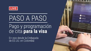 Pago y programación de cita para la visa [upl. by Aliet]