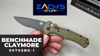 New  Benchmade Claymore Auto Knife 9070SBK1 [upl. by Dagney]